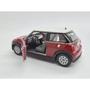 Imagem de Miniatura Mini Cooper S Escala 1/28 Metal Kinsmart á Fricção(Vinho)