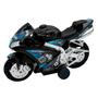 Imagem de Miniatura Moto Athletic Com Som Luz E Fricção 18cm - Dm Toys