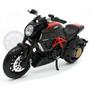 Imagem de Miniatura Moto Ducati Diavel Vermelha/preta Maisto 1/18