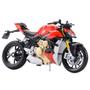 Imagem de Miniatura Moto Ducati Super Naked V4 S 1/18 Vermelho Maisto 35300