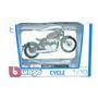 Imagem de Miniatura Moto Triumph Bonneville Bobber 1/18 Vermelha Bburago 51067