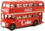 Imagem de Miniatura ônibus coca cola de londres 2 andares 1960 1/64