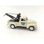 Imagem de Miniatura Pickup Guincho 1953 Chevrolet Tow Truck Welly 1:38 Metal e Fricção Bege