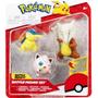Imagem de Miniatura Pokémon Figura de Batalha Set Com 3 Bonequinhos
