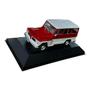 Imagem de Miniatura Rural Willys Vermelho Customizado Metal 1:43