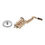 Imagem de Miniatura Saxofone Alto Dourado Em Metal Mini Sax Decoração