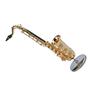 Imagem de Miniatura Saxofone Tenor Dourado Em Metal Mini Sax Decoração