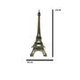 Imagem de Miniatura Torre Eiffel Paris 25 Cm em Metal para Decoração 