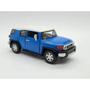Imagem de Miniatura Toyota FJ Cruiser Kinsmart 1/36 Metal e Fricção Azul