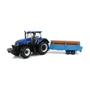 Imagem de Miniatura trator New Holland  Emplemento T7.315 Bburago 1:32