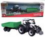 Imagem de Miniatura Trator Valtra N174 Com Carreta Branco Bburago
