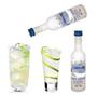 Imagem de Miniatura Vodka Grey Goose francesa Garrafa De Vidro Original presente sabor marcante 50ml 1Und