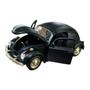 Imagem de Miniatura Volkswagen Fusca Classic Preto Fosco RMZ 1:32