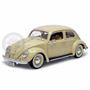 Imagem de Miniatura Volkswagen Fusca Kafer 1955 Bege Burago 1/18