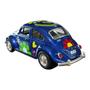 Imagem de Miniatura Volkswagen Fusca Paz e Amor Azul Metal 1:32