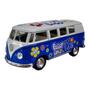 Imagem de Miniatura Volkswagen Kombi 1962 Paz e Amor Azul 1:32