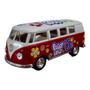 Imagem de Miniatura Volkswagen Kombi 1962 Paz e Amor Vermelho 1:32