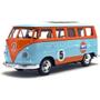 Imagem de Miniatura Volkswagen T1 Kombi Gulf CCA Escala 1/30 Azul c/ Som e Luz