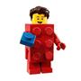 Imagem de Minifigura da Série 18 LEGO para Festa - Homem Traje de Tijolo LEGO (71021)