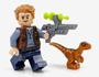 Imagem de Minifigura LEGO Jurassic World Owen Grady com Baby Raptor