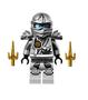 Imagem de Minifigura LEGO Ninjago Zane Titanium Ninja Dourado com Sai - 70748