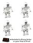 Imagem de Minifigura LEGO Pirates of the Caribbean Skeletons (pacote com 4)