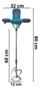 Imagem de Misturador de Tinta e Argamassa 1300W 127V