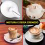 Imagem de Misturador Mixer Batedor de Leite Bebidas Ovos Capuccino