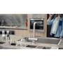 Imagem de Misturador monocomando tramontina monde filter aco inox com saida adicional para agua filtrada com filtro 3m 94520025