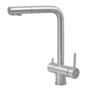 Imagem de Misturador monocomando tramontina monde filter aco inox com saida adicional para agua filtrada com filtro 3m 94520025