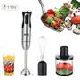 Imagem de Mixer 4 em 1 500w Inox Preto 110v - Potência e Versatilidade