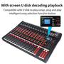 Imagem de Mixer de Áudio FULUODE CT120S - 12 Canais com Bluetooth e USB