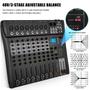 Imagem de Mixer de Áudio KASCHUN 6 Canais com Phantom Power 48V e Bluetooth