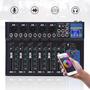 Imagem de Mixer de áudio TFCFL de 7 canais USB Bluetooth MP3 48V Phantom