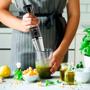 Imagem de Mixer Inox Maxx BMX355P 350W Britânia Preto Com Suporte de Parede e Jarra 1,05L 220V