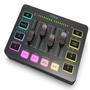 Imagem de Mixer para Jogos Fifine Ampligame XLR USB Efeito de Voz Preto  SC3