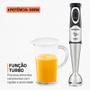 Imagem de Mixer Turbo Inox Mondial Preto e Inox 500W M-16-BI