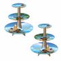 Imagem de Moana Baby Kit 2 Baleiros Com 8 Displays De Mesa