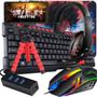 Imagem de Mobilador Freefire Com Headset Gamer Completo Hub 4 Portas Teclado Multimidia