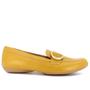 Imagem de Mocassim Amarelo Couro Enfeite