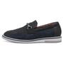 Imagem de Mocassim Casual Masculino Azul Marinho Couro DIfranca - 141