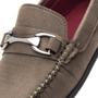 Imagem de Mocassim Casual Masculino Costura Detalhe Metal Fivela Calce Fácil Confortável