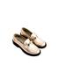 Imagem de Mocassim Chic Line Luxo Dourado Com Spike