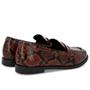 Imagem de Mocassim Couro Cobra Animal Print Tira