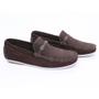 Imagem de Mocassim Dockside Masculino Couro Moderno Estilo Conforto