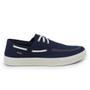 Imagem de Mocassim Dockside Masculino Lona Calce Facil Espumado Palmilha Gel Confortavel Solado Resistente