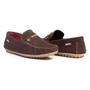 Imagem de Mocassim Drive Dockside Casual Conforto Infantil Café e Bege