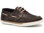 Imagem de Mocassim Drive Masculino Dockside De Couro Com Cadarço G110