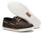Imagem de Mocassim Drive Masculino Dockside De Couro Com Cadarço G110