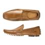 Imagem de Mocassim Driver Masculino Couro Solado Borracha Gel Palmilha Macia Super Leve